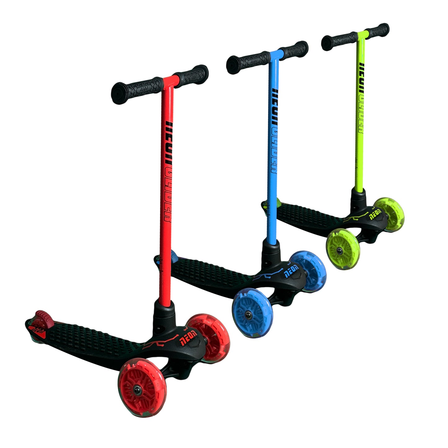AIR LED neon gliding scooter