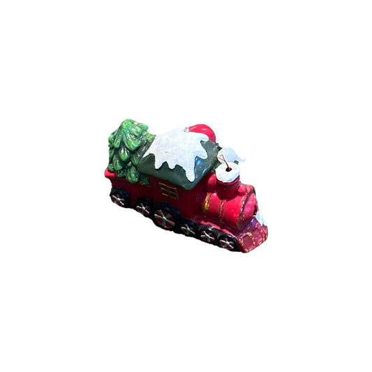 Christmas porcelain  train with light 16x25cm