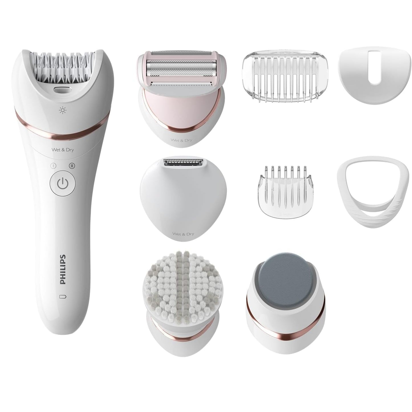 Philips, Cordless Epilator, Ceramic Disc, Wet & Dry (Philips Official Warranty) 740/14