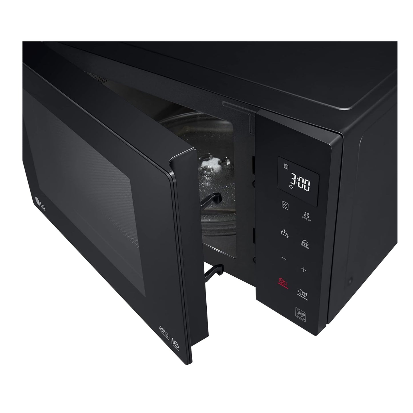 smart Inverter Microwave With Grill - 1000 Watt, 23L - Black