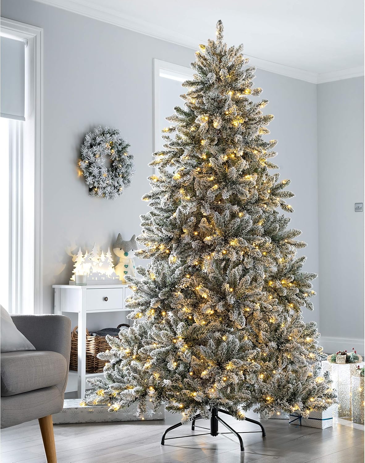 Christmas tree with LED light - 150cm