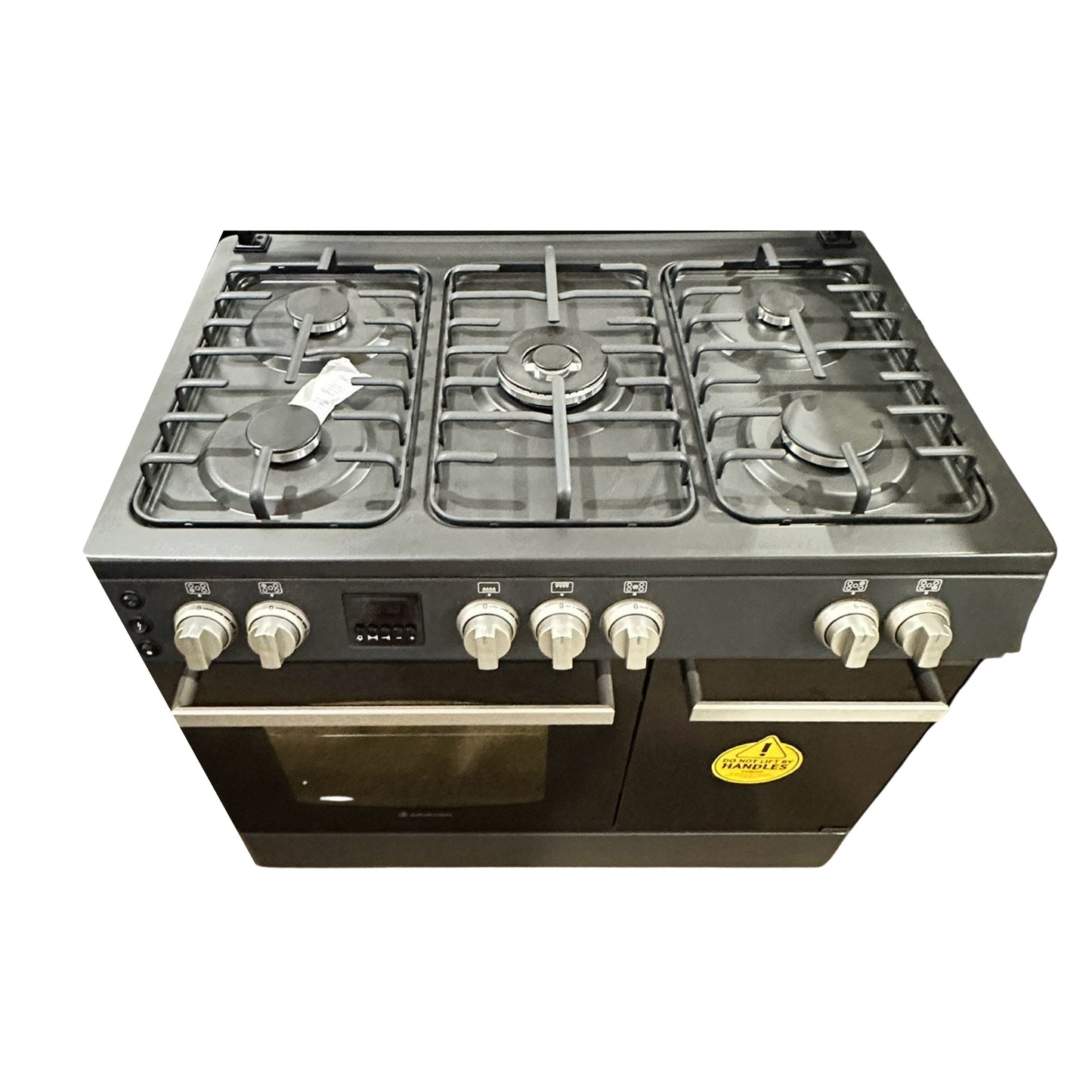 Ariston gas cooker 5 burners 2 Doors - Black
