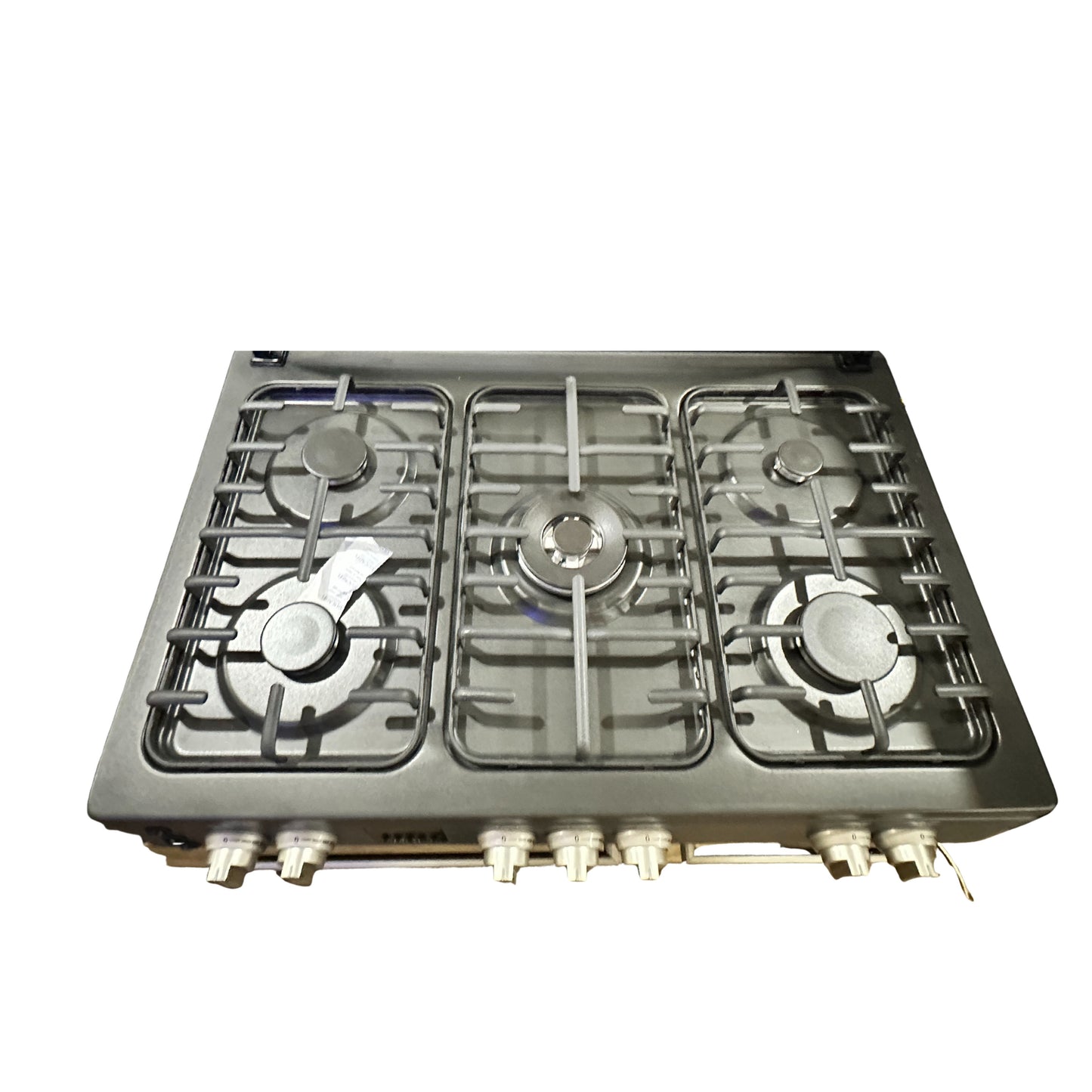 Ariston gas cooker 5 burners 2 Doors - Black