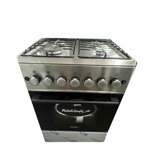 Fratelli onofri Freestanding Gas Cooker  4 burners  1 Door -  grey  -  60x55 cm