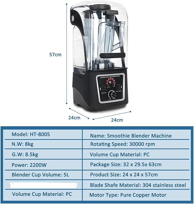 Bosch Industrial  Food Blender 2200W - 5 L