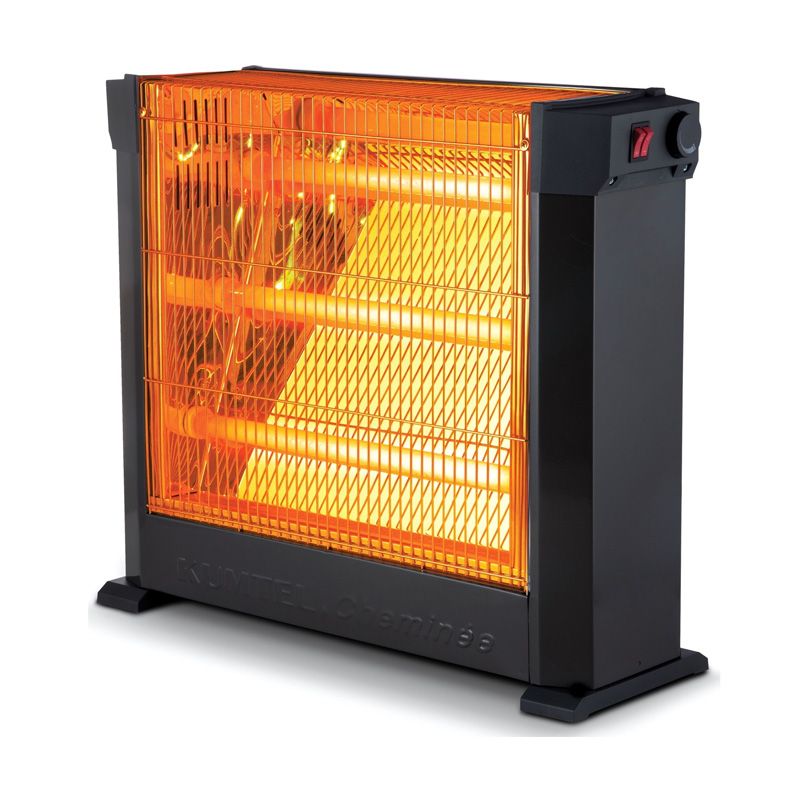 General Line Sun Heater, Oscillating , 2 heating settings 650w/1100w, 1 hour timer wide heat distribution, remote included