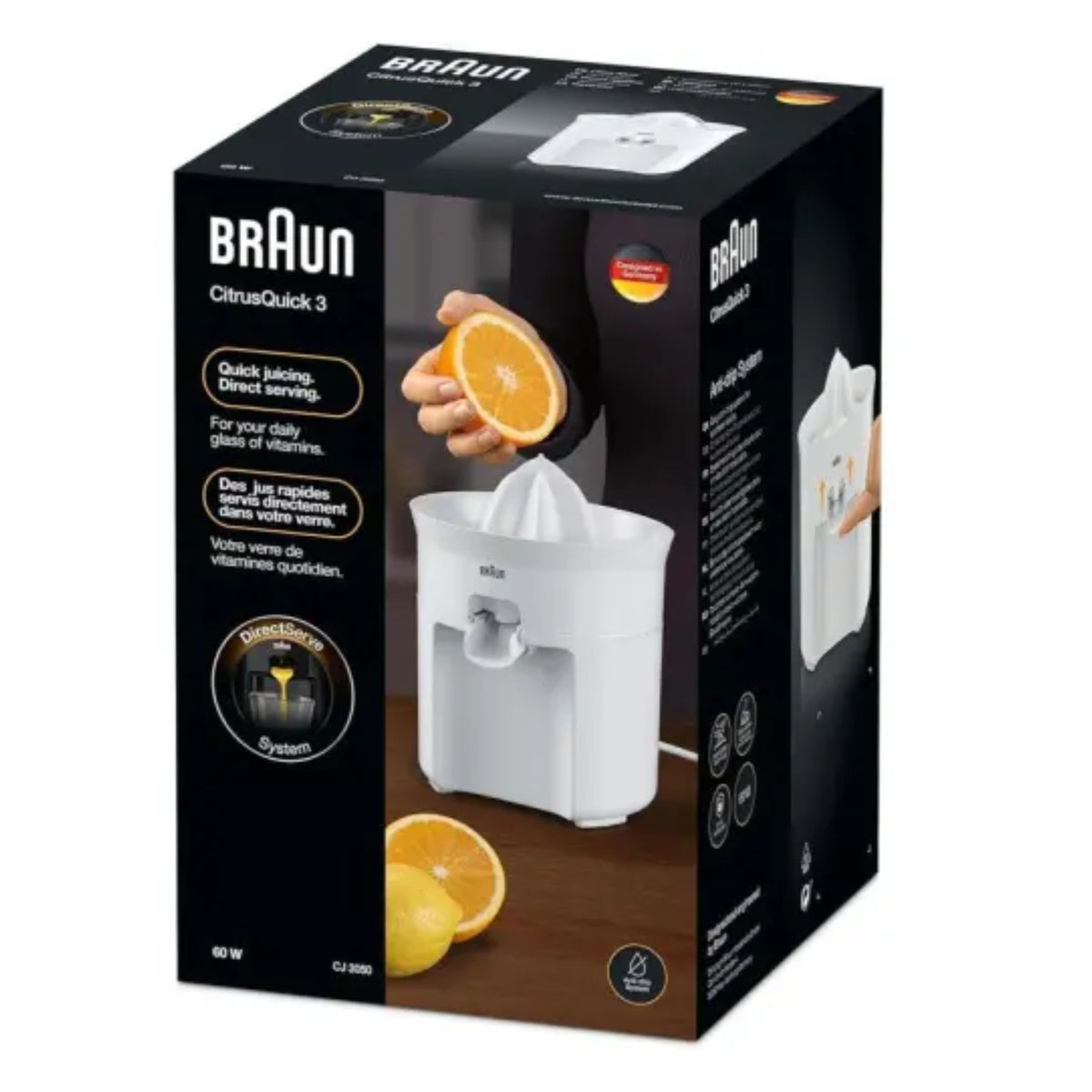 Braun Citrus Juicer Tribute Collection – 60W