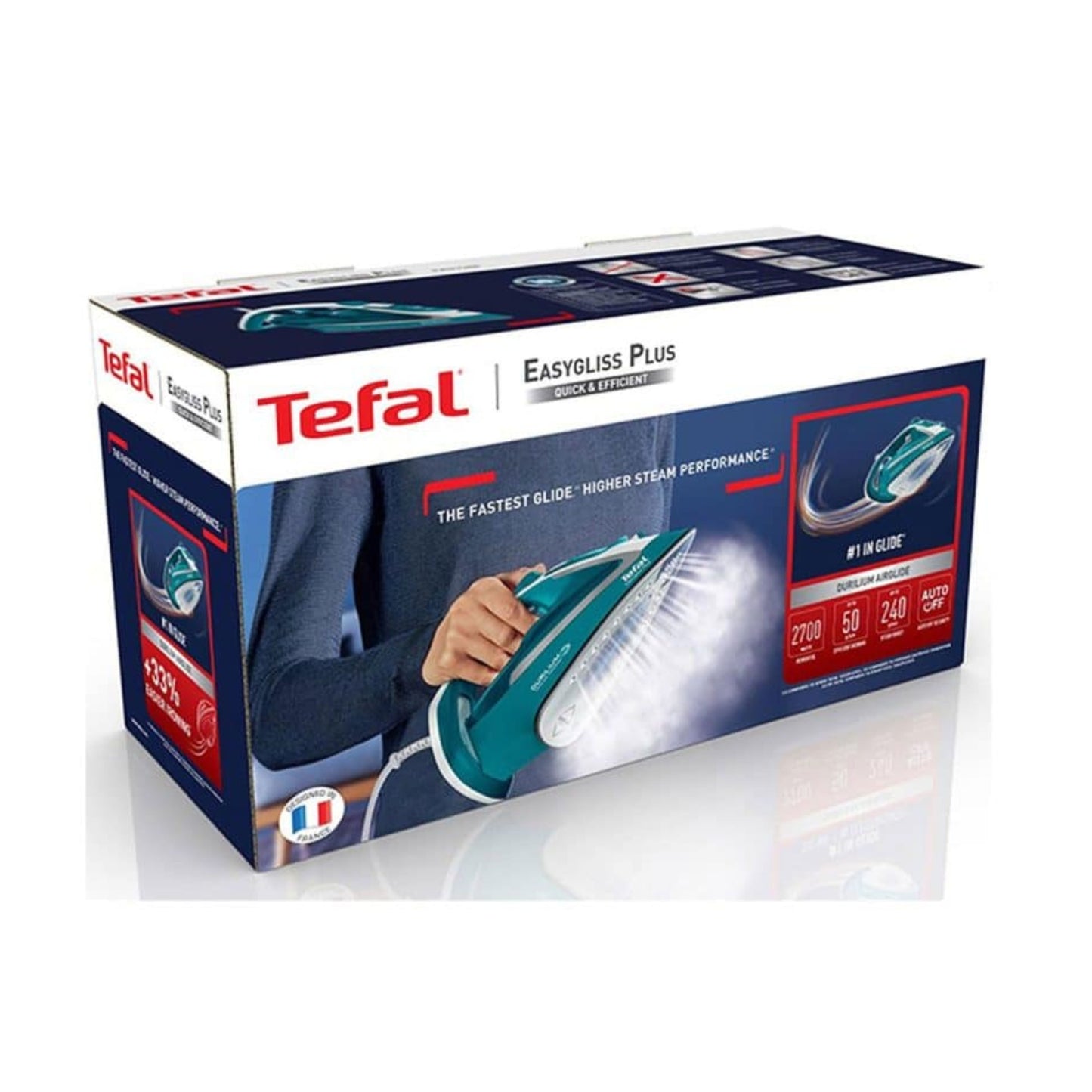 Tefal Easy gliss plus durilium 2700W