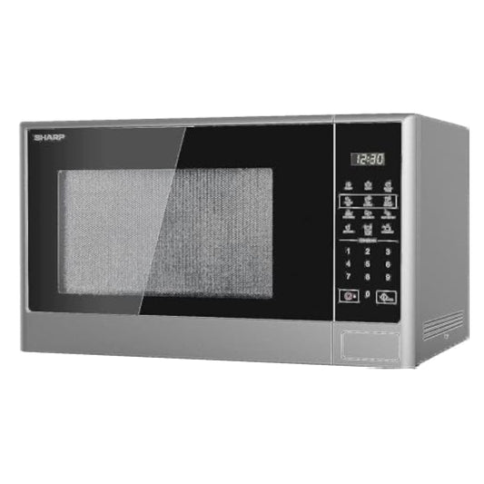 Sharp 28 Liter Stainless Steel Digital Solo Microwave,  with 10 Power levels