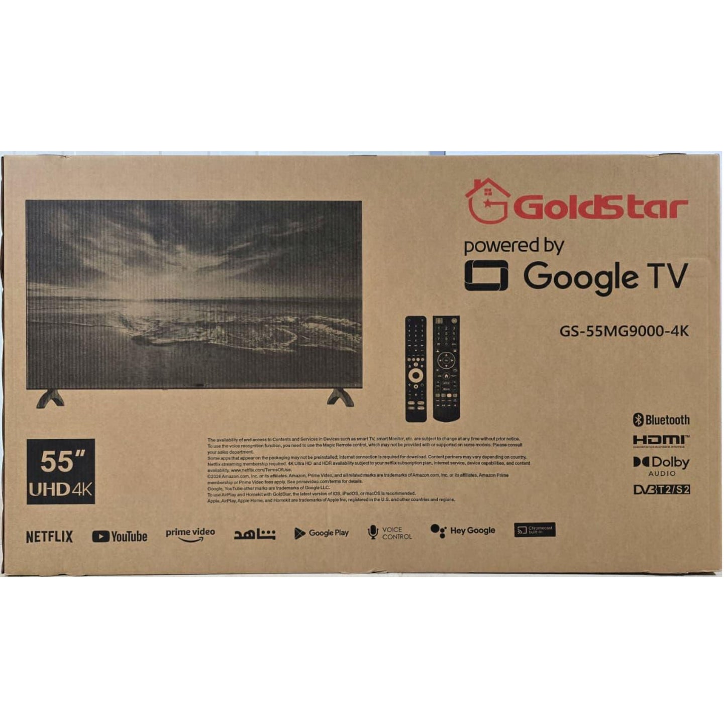 GoldStar  55"  4K Ultra HD HDR Google TV