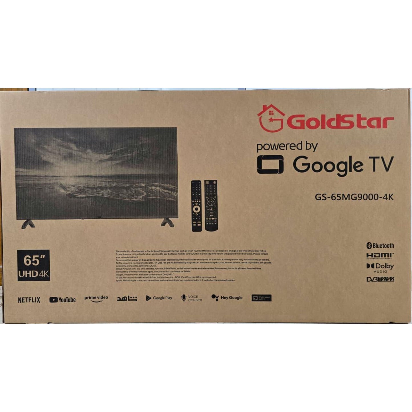 GoldStar  65"  4K Ultra HD HDR Google TV