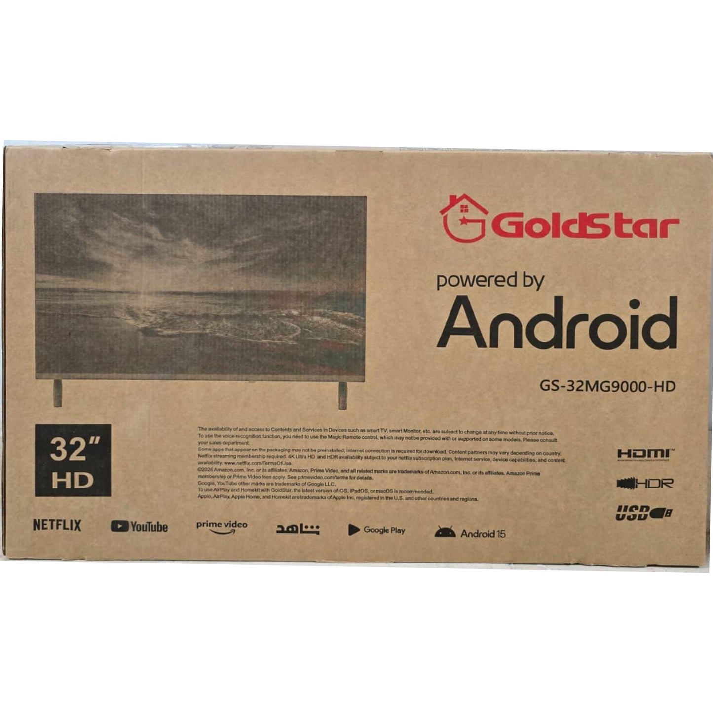 GoldStar  32"  4K Ultra HD HD Android TV