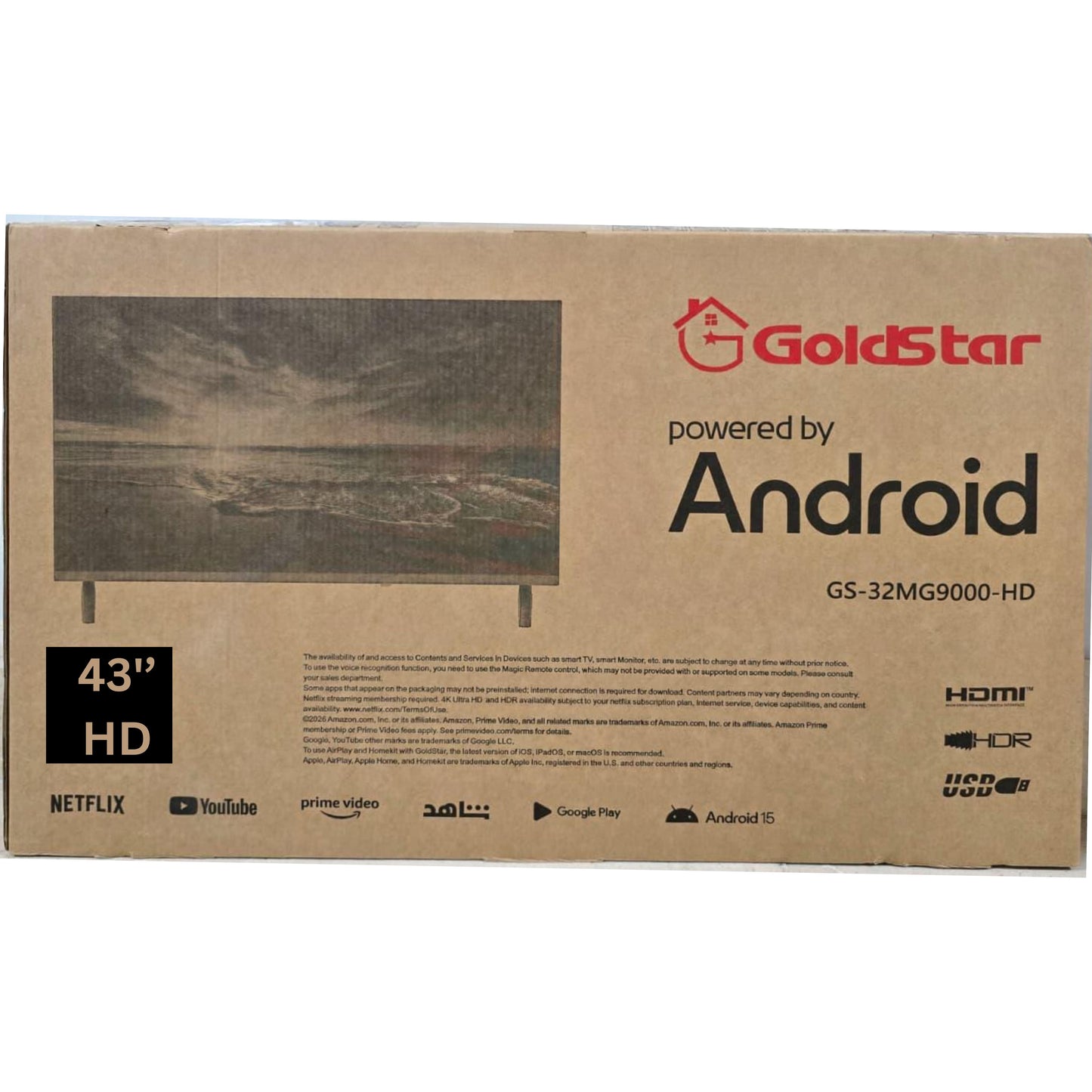 GoldStar  43"  4K Ultra HD HD Android TV