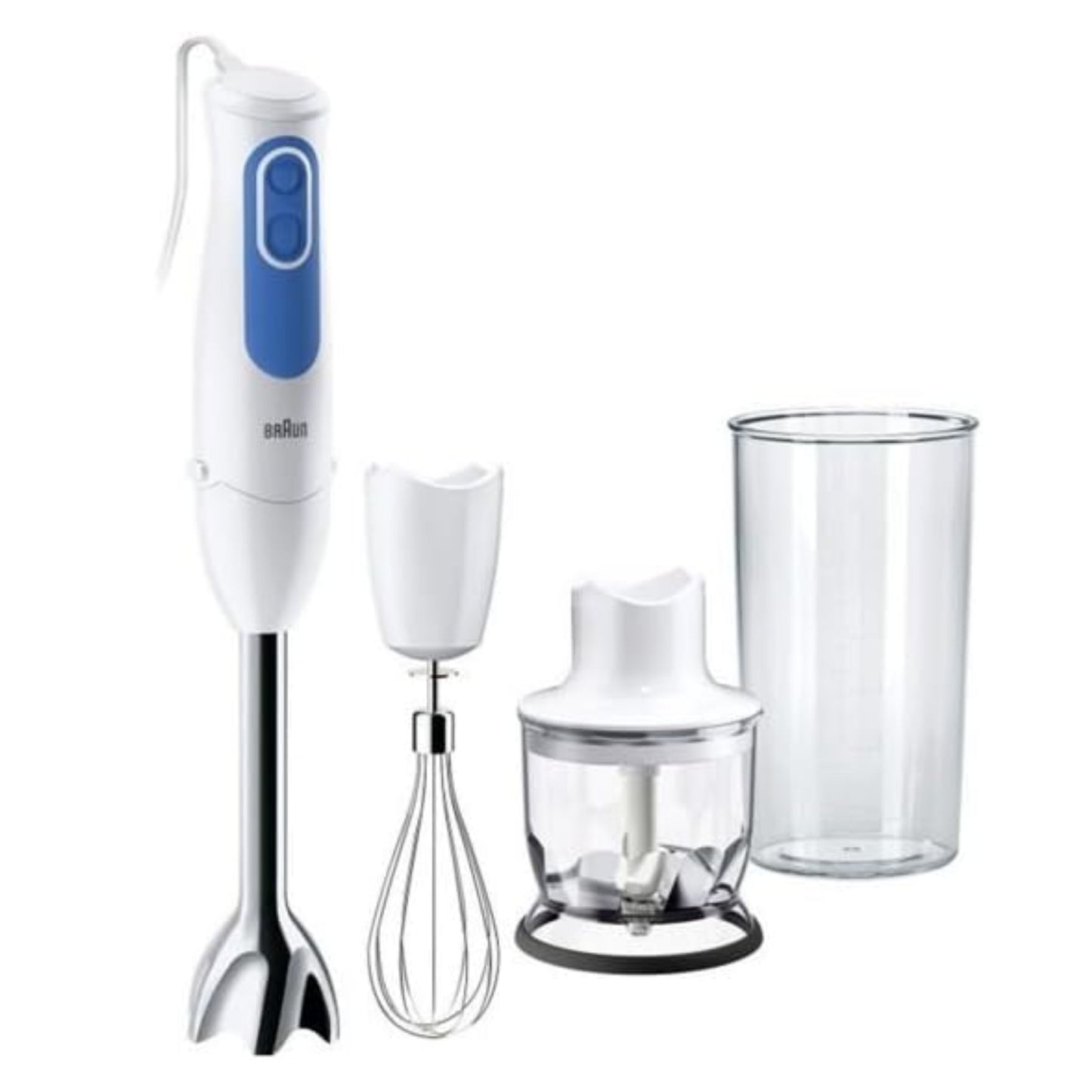 Braun  MultiQuick 3 Hand Blender Omelette - 700 Watt - White/Blue