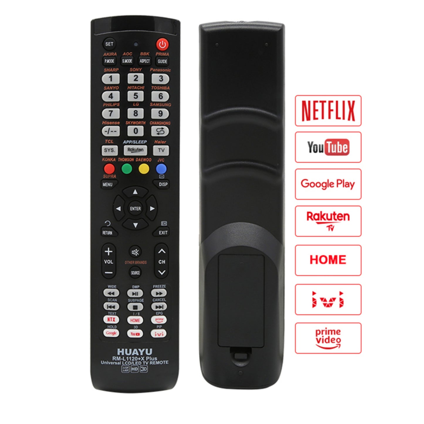 HUAYU  Universal Remote Control for All Brand LCD LED HDTV 3D Smart TV Remote