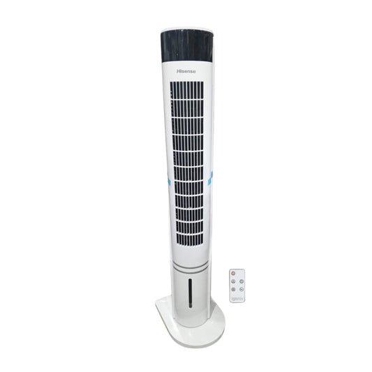 Hisense remote controlled  TOWER air conditioining fan with water mist 360 degree rotation 60W - 105cm
