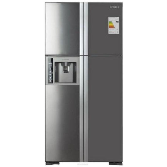 Hitachi Fridge Stainless Steel 184cm Height - Dark grey