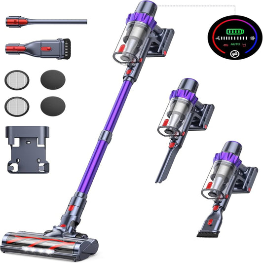 Jashen Cordless Vacuum Cleaner 450W suction power