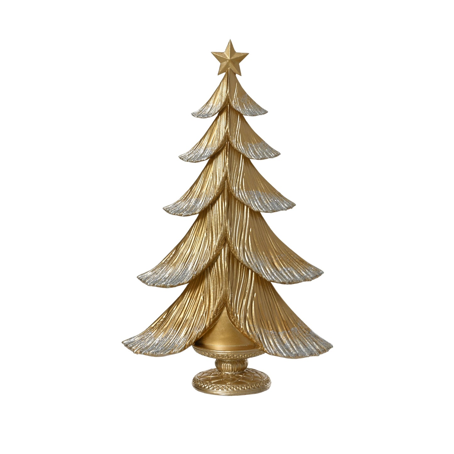 Tree polyresin  34cm Gold