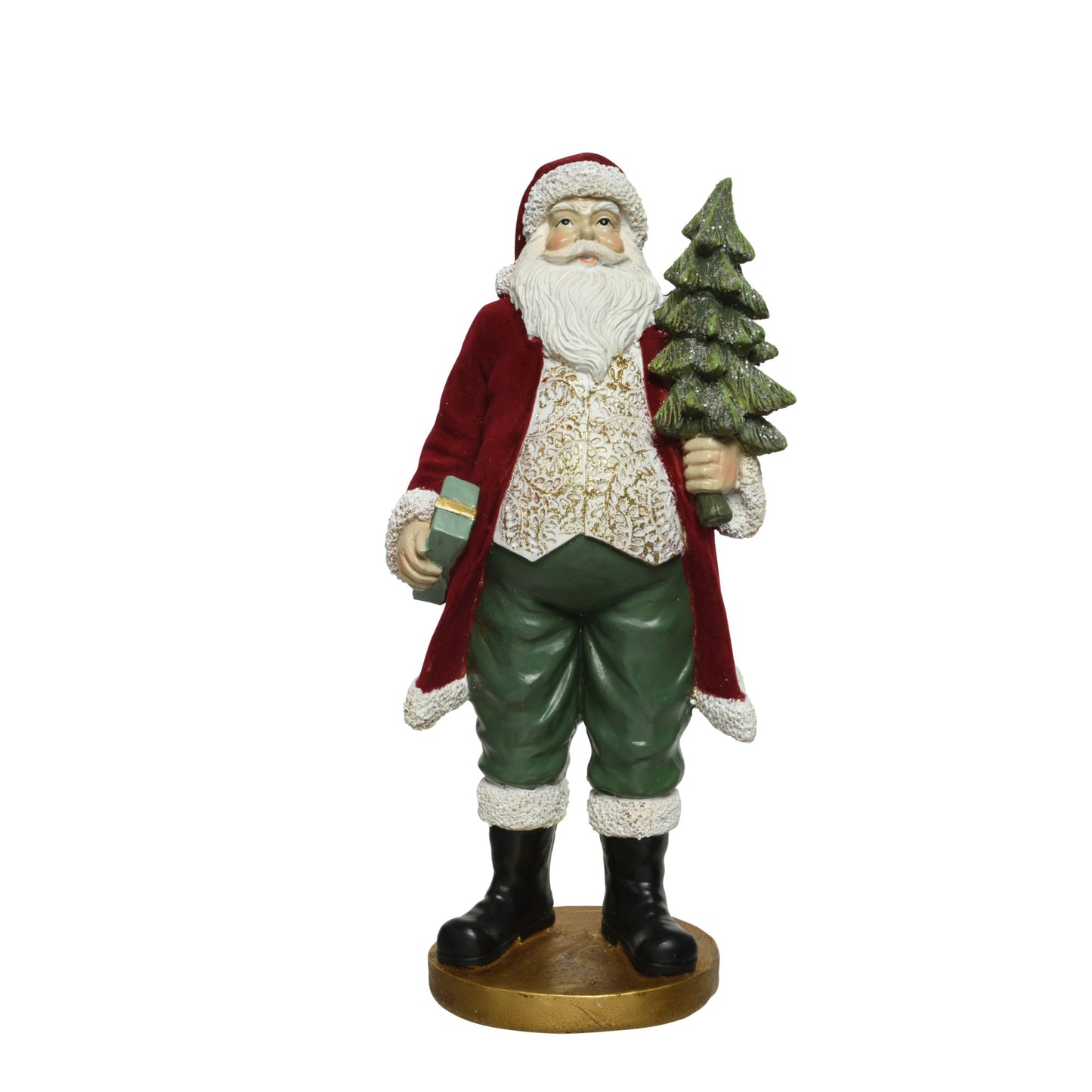 Santa polyresin  figure 33 cm