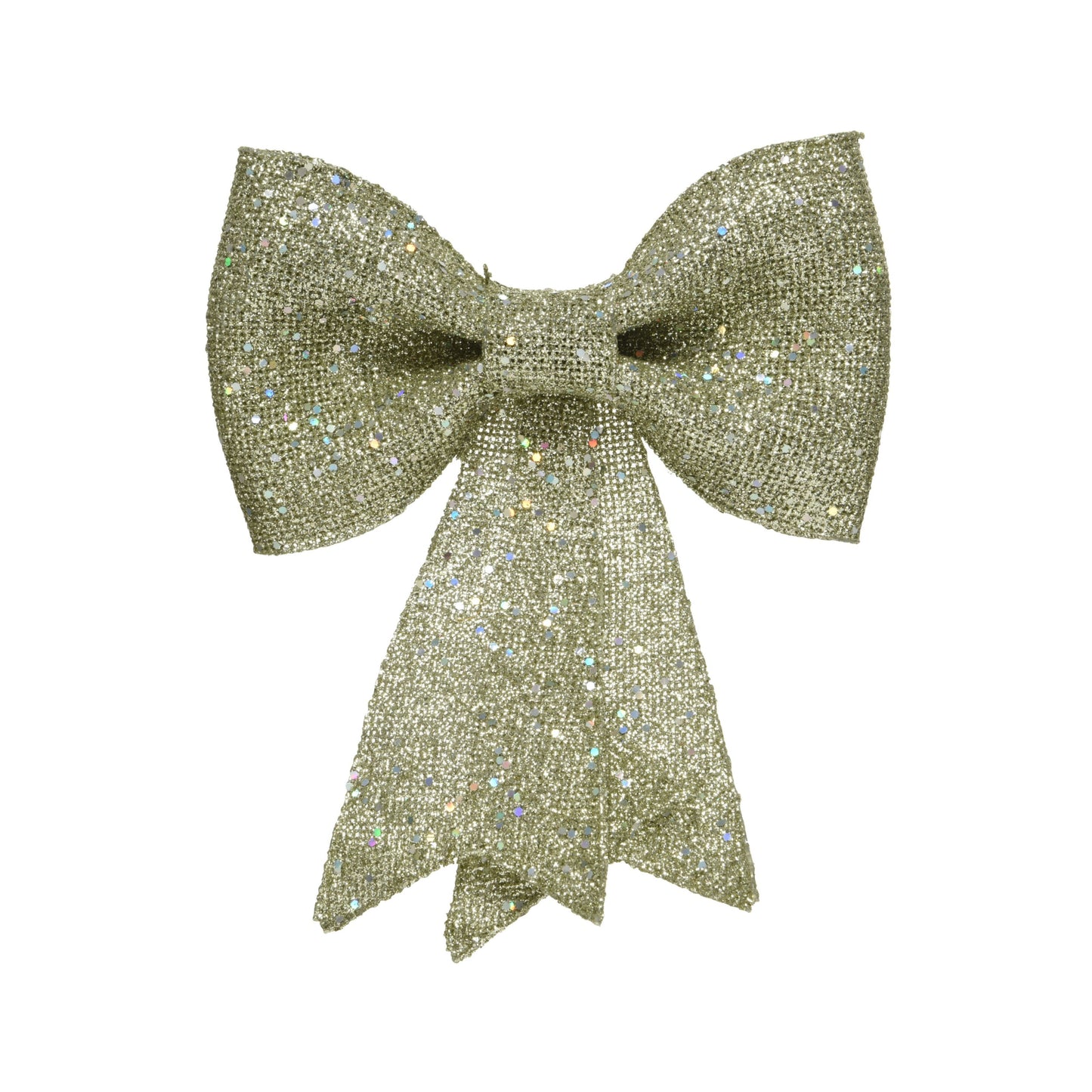 Glittery mesh  Bow  40 cm - gold