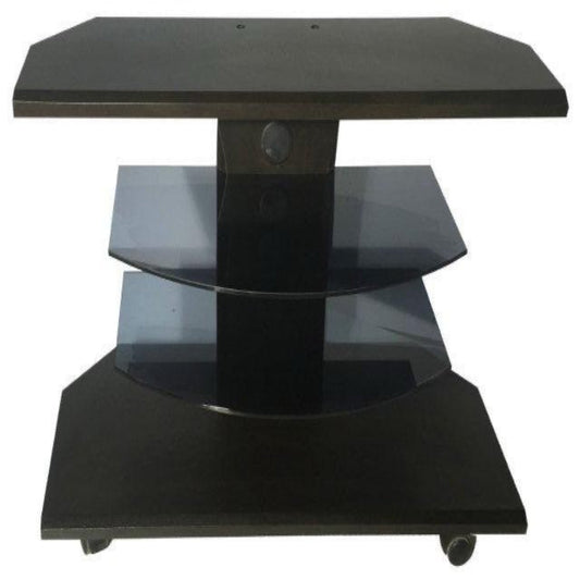 Tv Table With Glass Shelves 105 cm