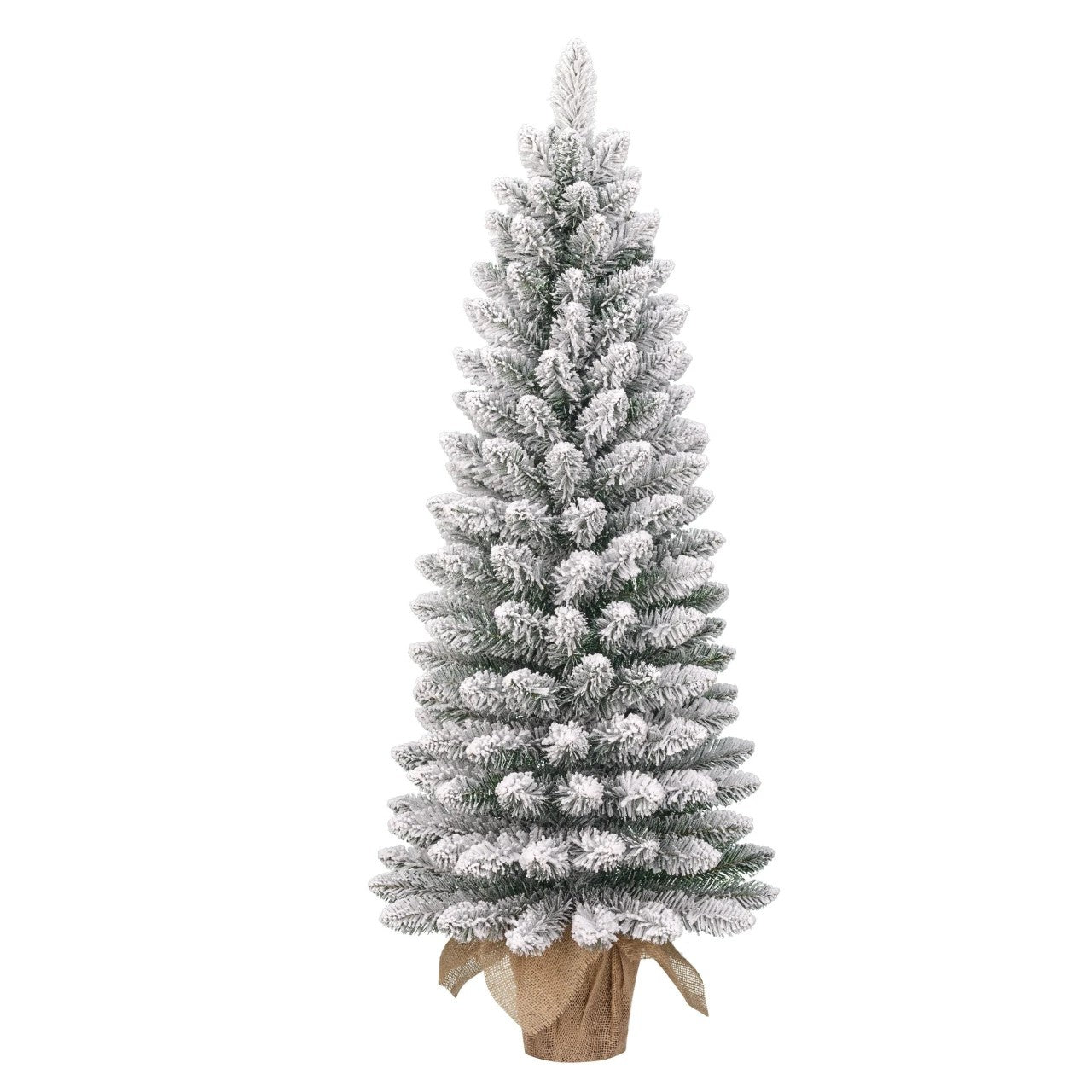 mini tree snowy indoor 90cm "Gerlos x-mas tree with burlap green frosted