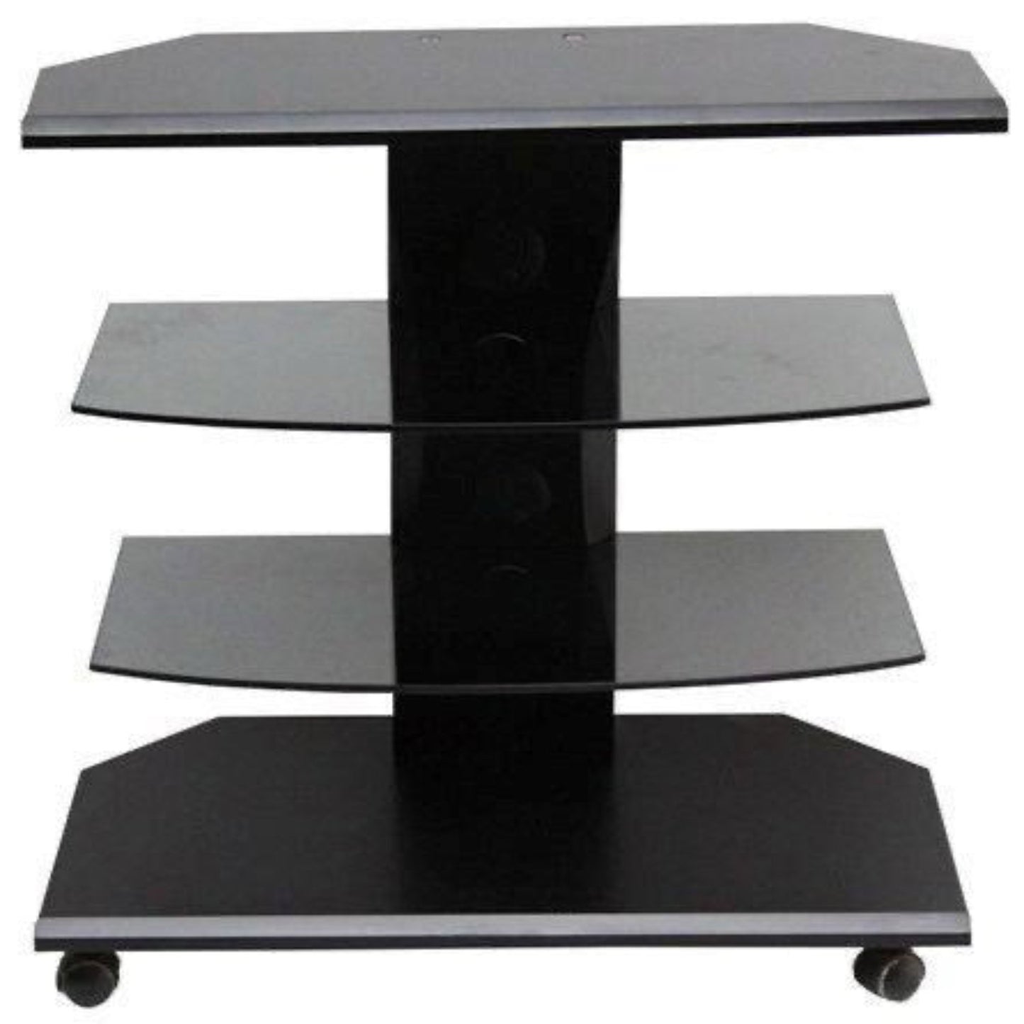 Tv Table With Glass Shelves 75cm