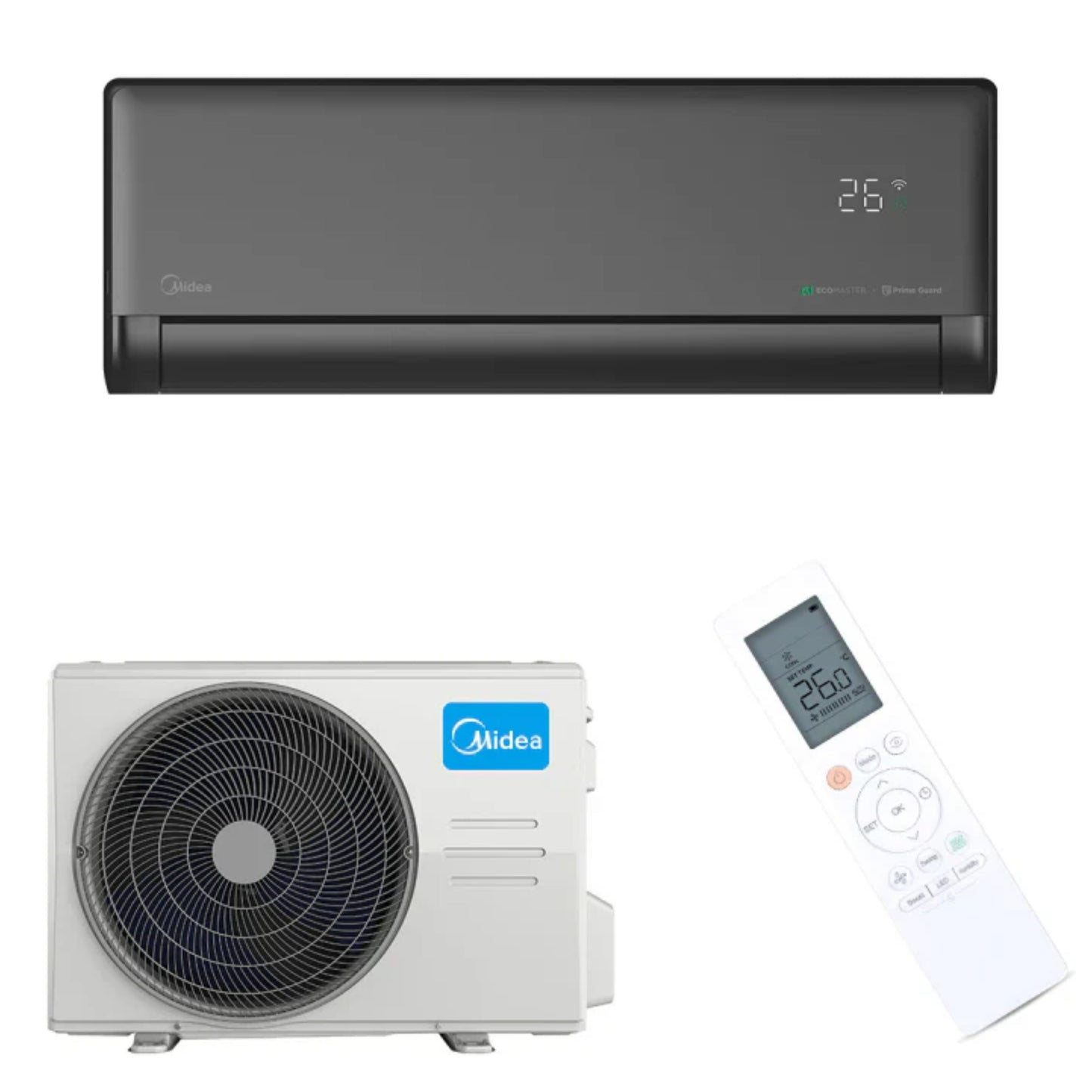 MIDEA AC 12000 INVERTER SOLSTICE BLACK SERIES