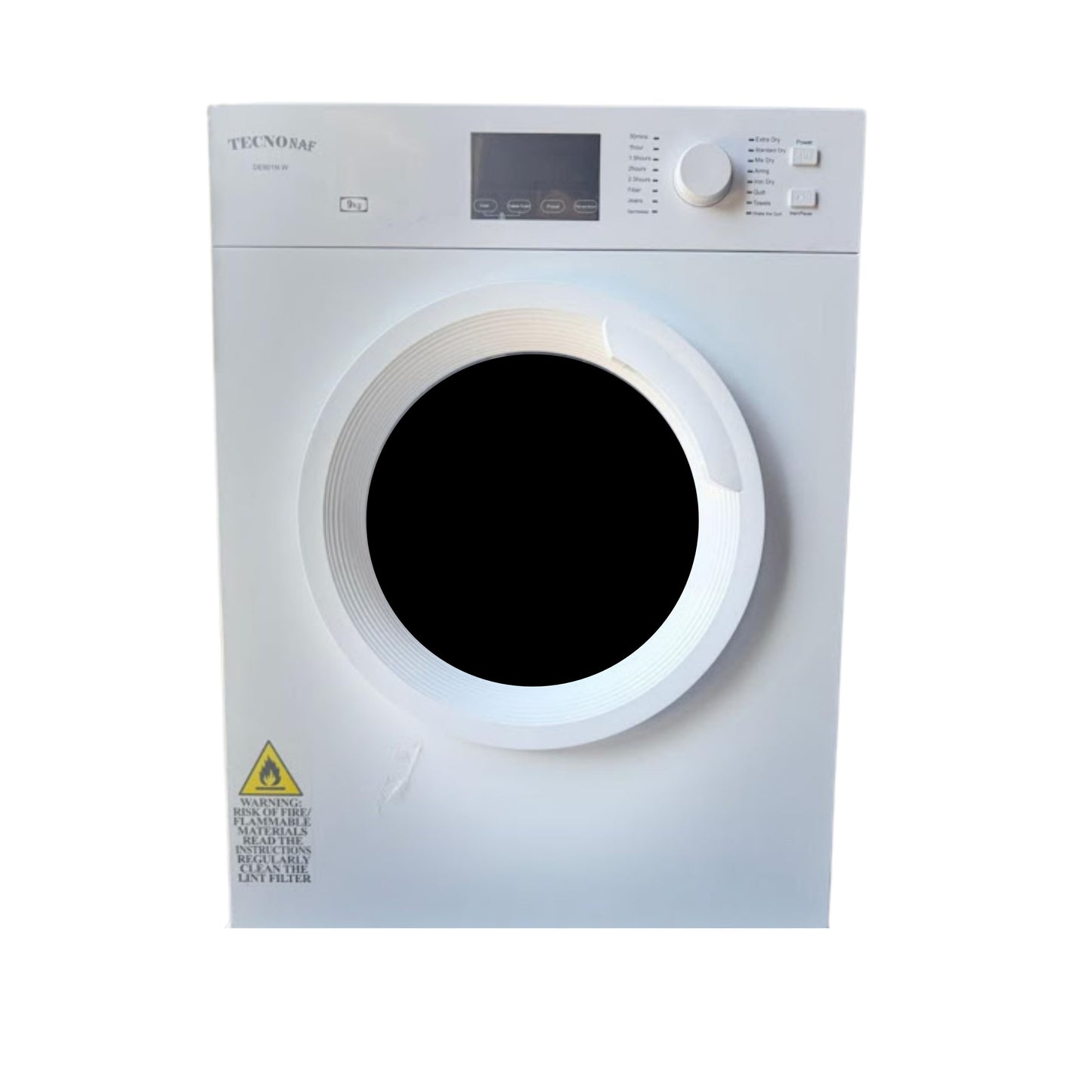Tecno NAF Dryer, 9KG, Vented, White
