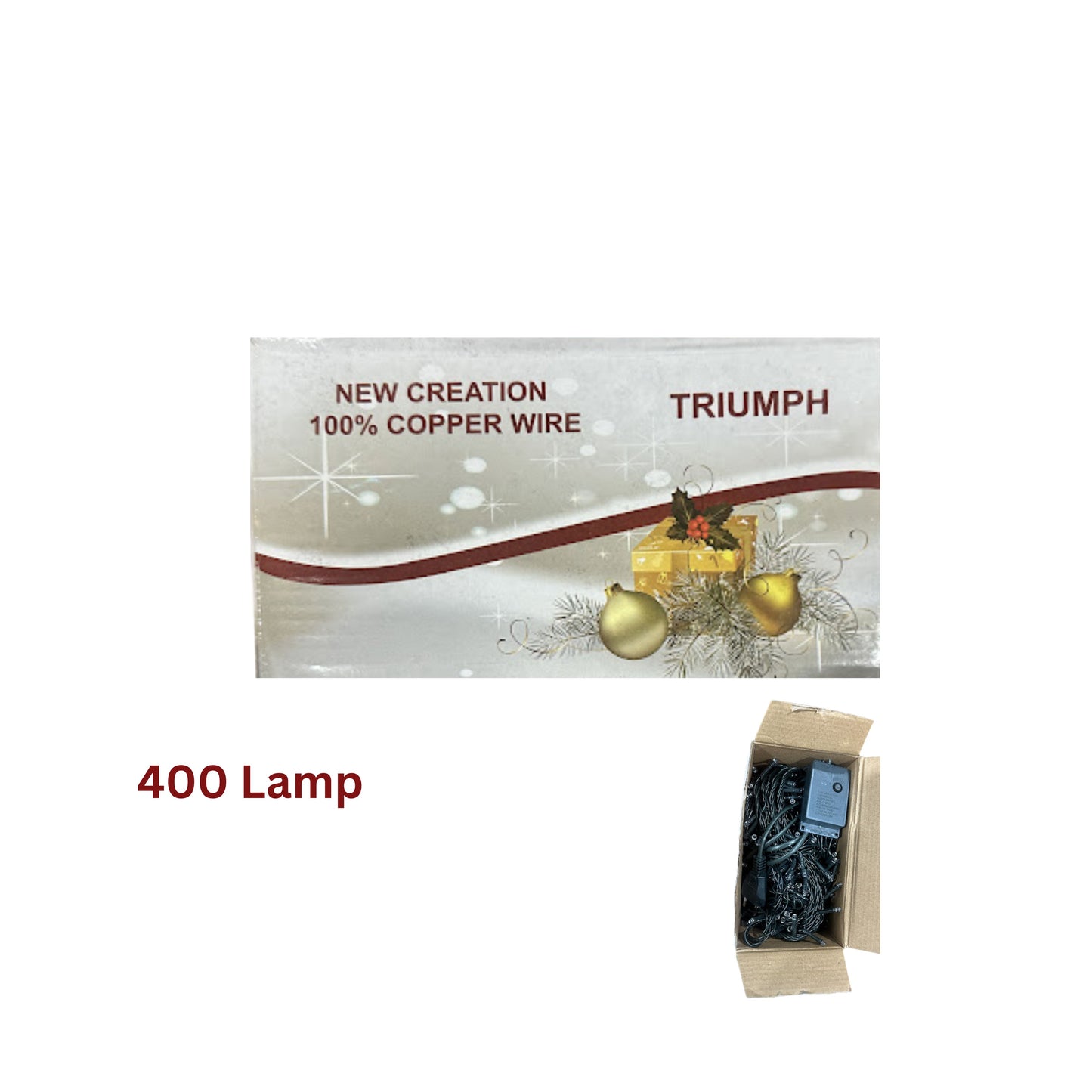 Led lights - Green wire 400 lamps