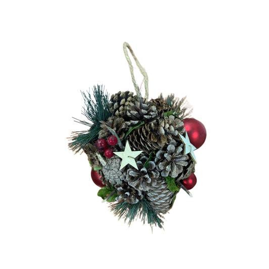 Christmas Ball and cone 17cm