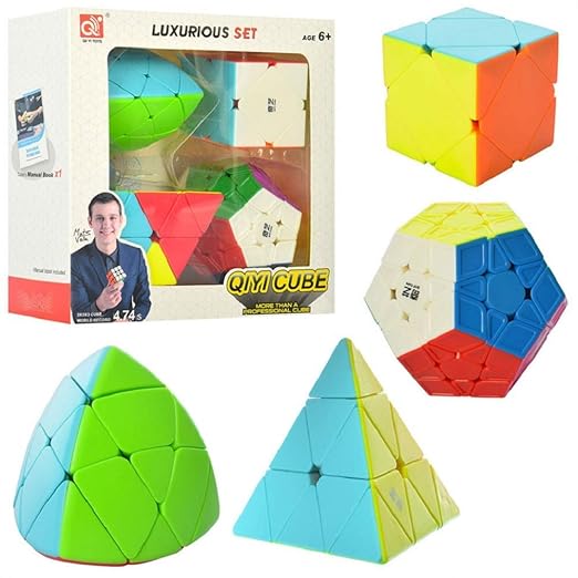 Magic Cube Set 4 Different Twisting Puzzles
