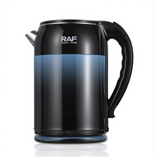 RAF 3L Electric Kettle 1600W  with Gradient Color Stainless Steel Housing Indicator Light Automatic Portable Household Rapid Boiling
