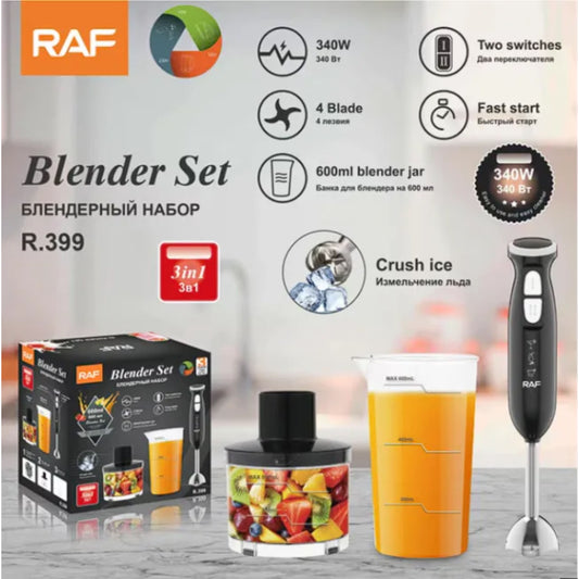 Raf hand blender set 340 W - 600ml