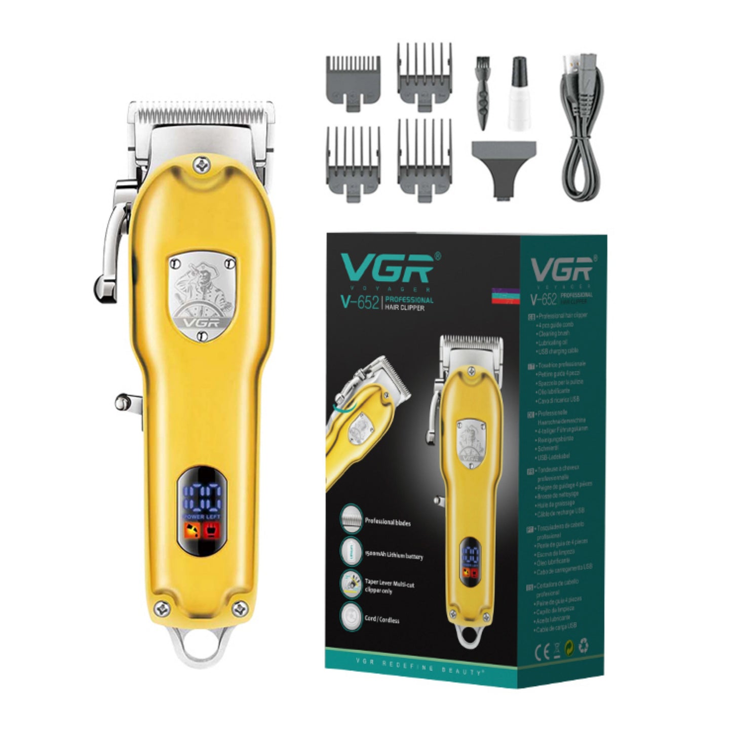 VGR V-652 Professional Salon Series Hair Clipper