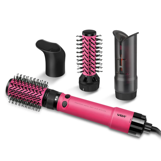VGR  Professional Hot Air Styler with Ceramic Coating, Pink - 1200W