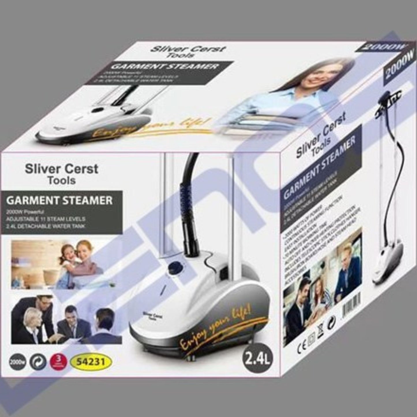 Garment Steamer 2000W 2.4L-11 Steam lvl