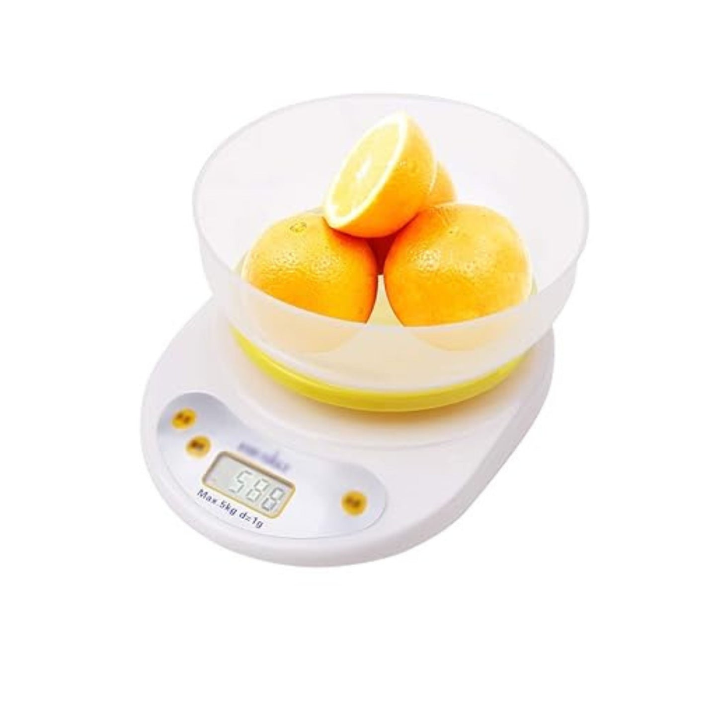 Electronic kitchen scale  with  plastic bowl