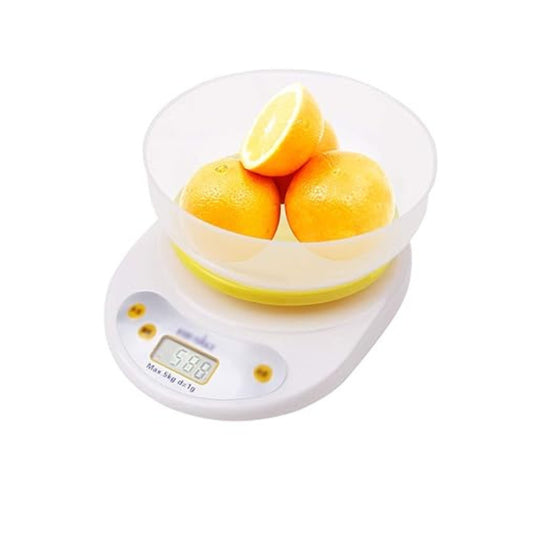 Electronic kitchen scale  with  plastic bowl