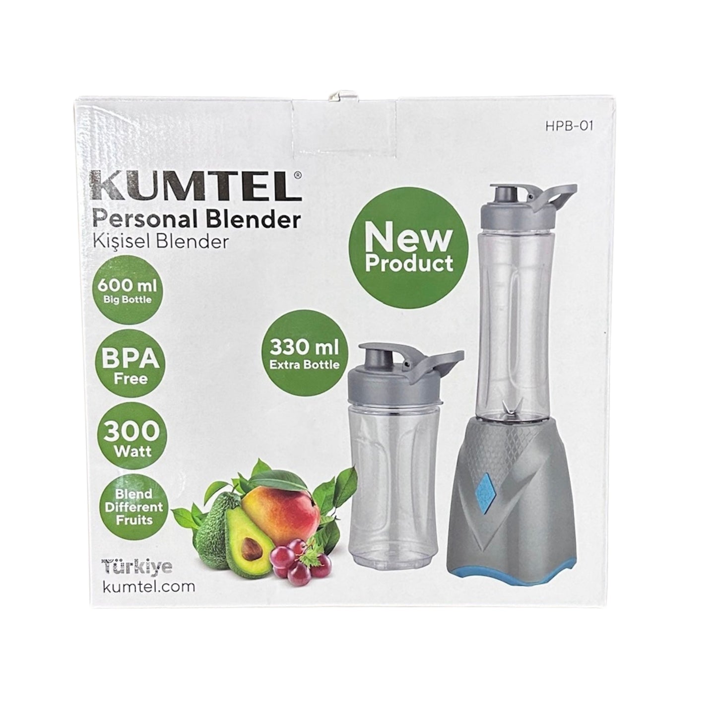 Kumtel Personal Blender 600ML, 300W
