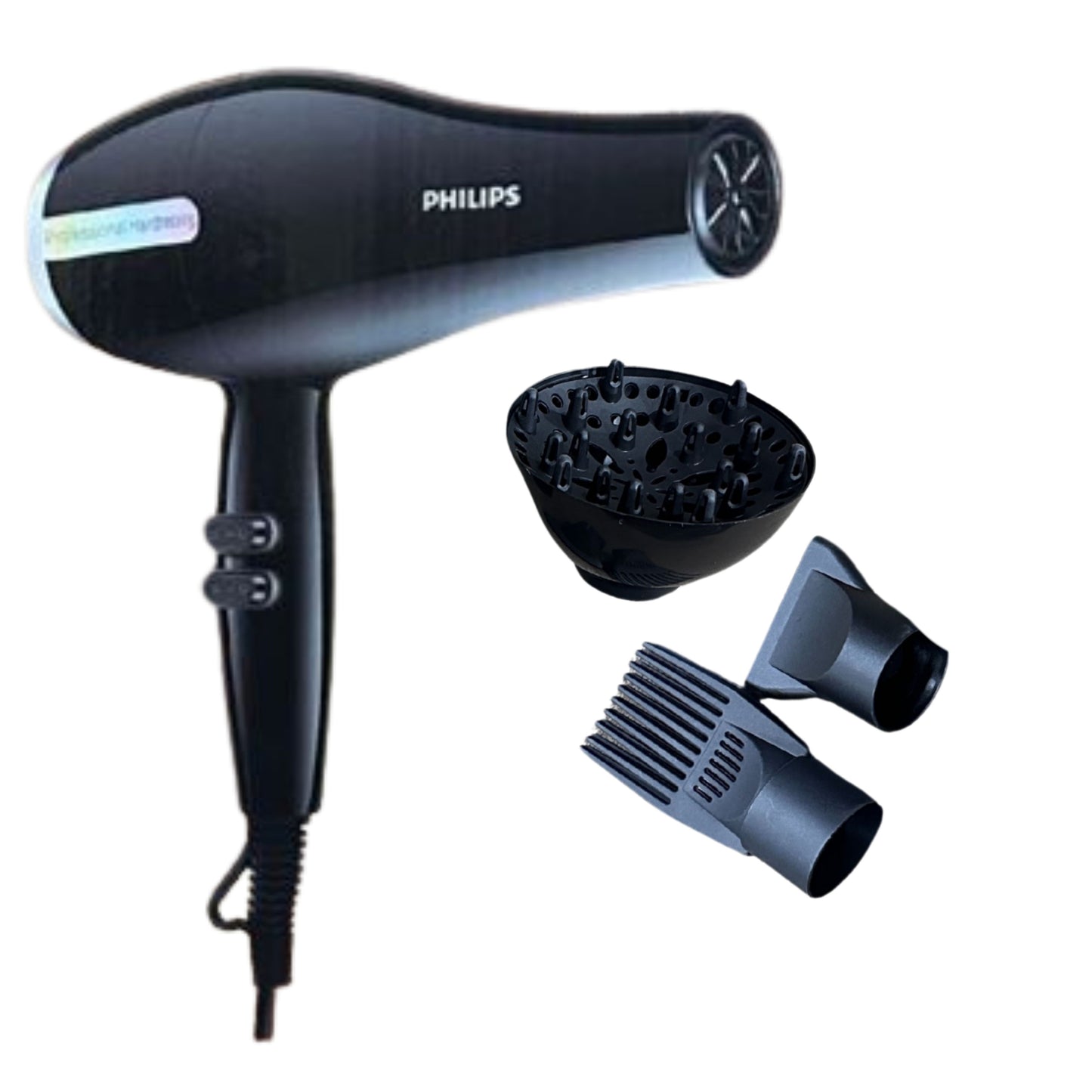 Philips PRO Hair Dryer 5000W power - 1600W energy consumption  3 Heats, 2 Speed