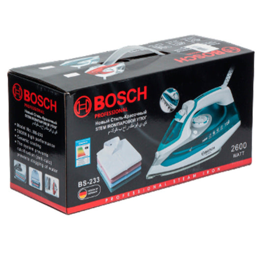 Bosch Steam Iron Ceramic Plate 2600W -  BLUE