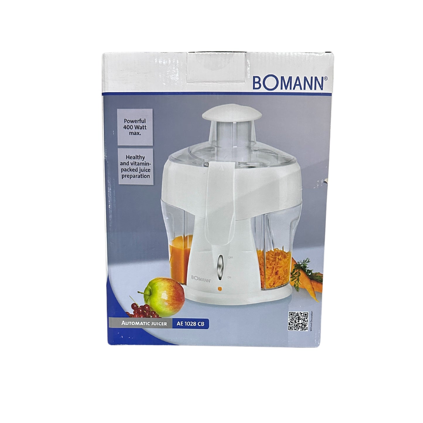 juice extractor 400 Watt, 2L