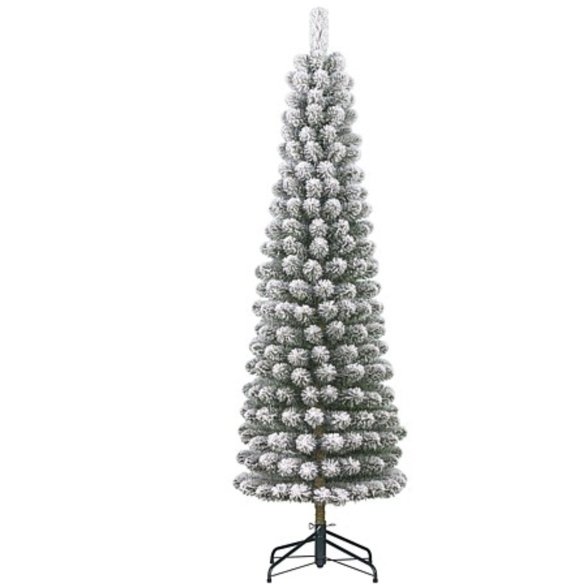 Charlton Pilar x-mas tree green frosted TIPS 409 - h230xd58cm