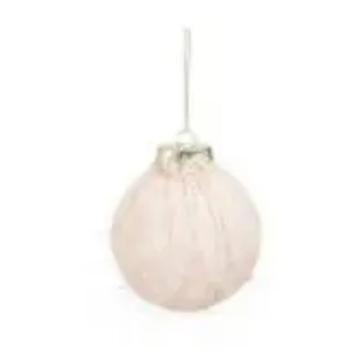 "Bauble unbreakable cream 24 pieces display - d10cm "
