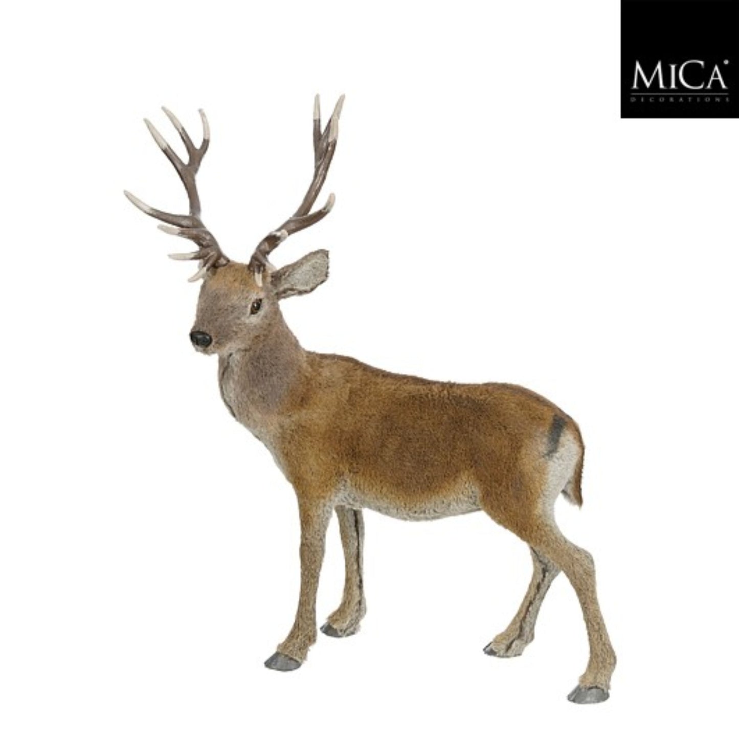 Decoration deer brown - l63xw34xh75cm