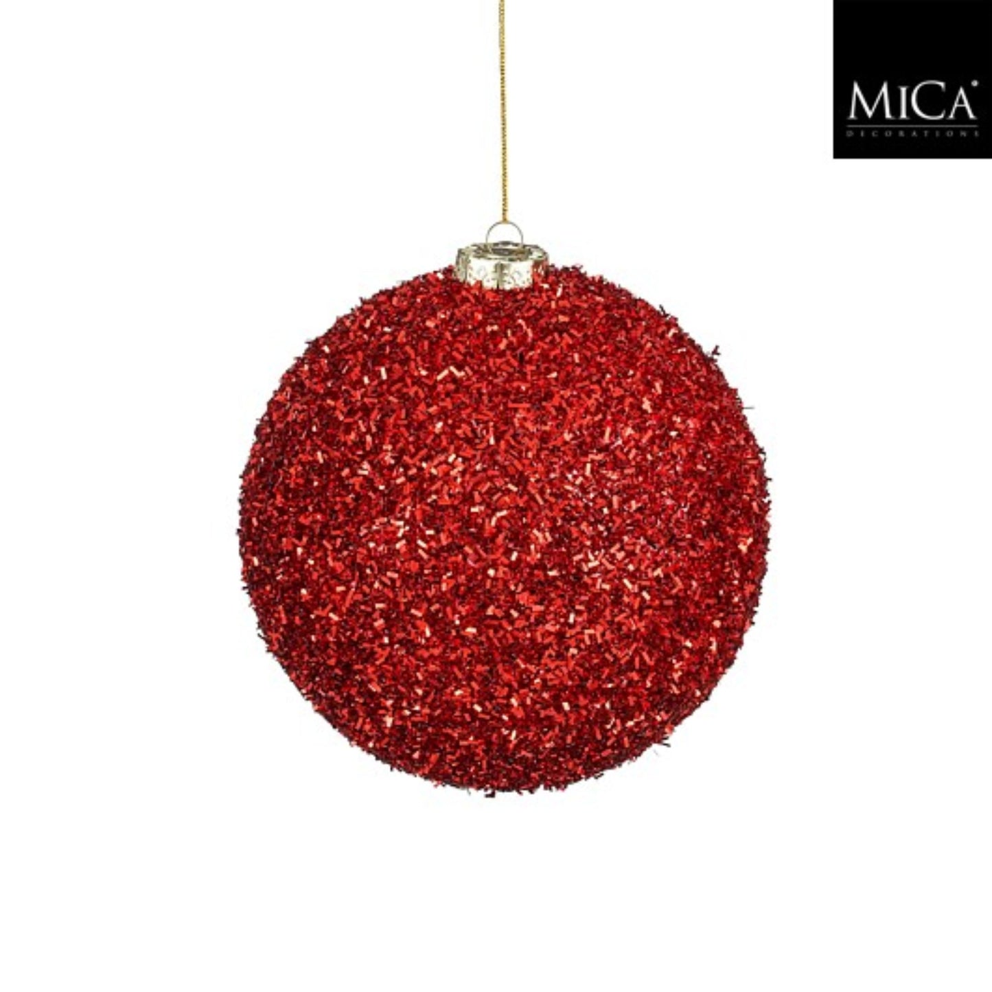 Bauble unbreakable red - d15cm