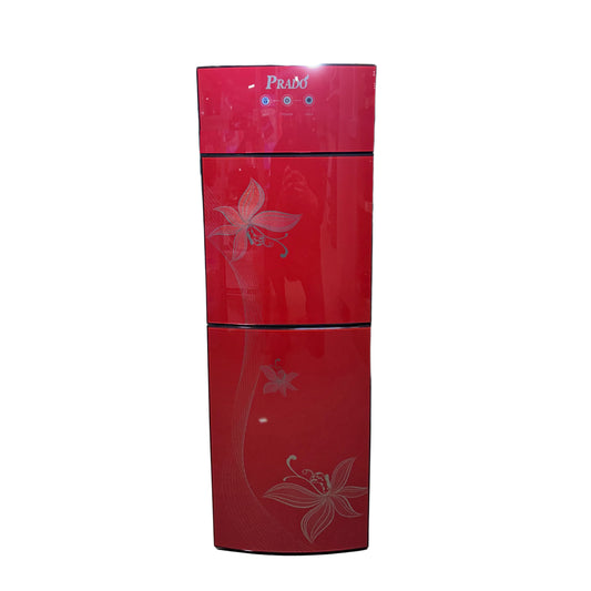 prado dispenser top-loaded with flower design and refrigerator