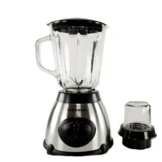 Blender 1200W Glass And Stainless 2 in 1 -  1.5 L